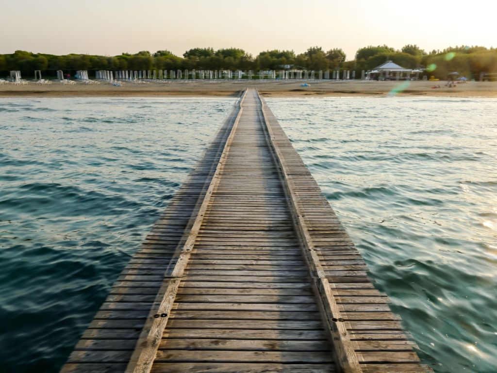 Settembre a Jesolo pontile
